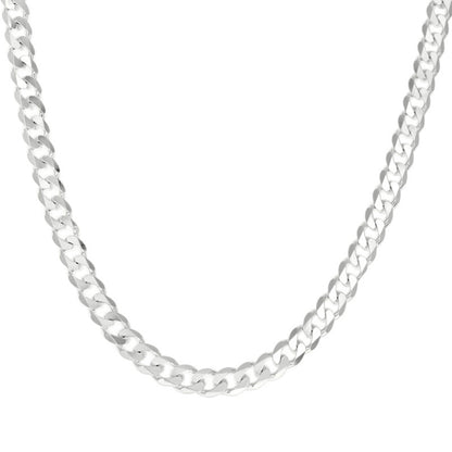 925 Silver Solid Classic Cuban 8mm