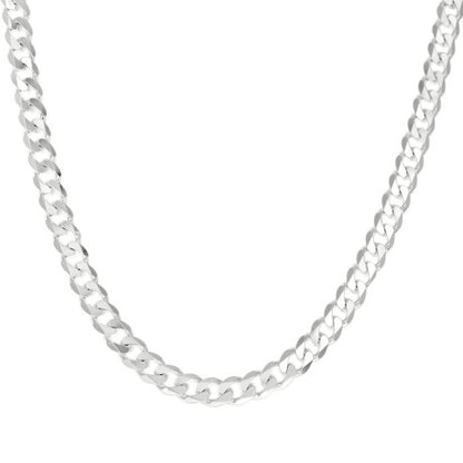 925 Silver Solid Classic Cuban 8mm