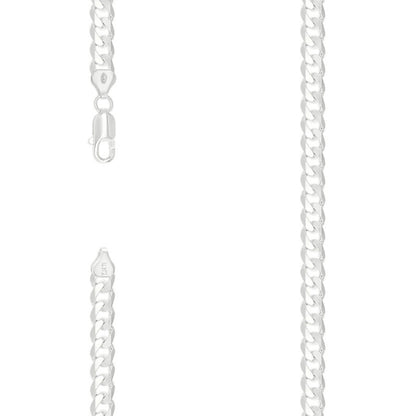 925 Silver Solid Classic Cuban 8mm