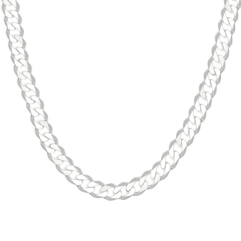 925 Silver Solid Classic Cuban 9.5mm