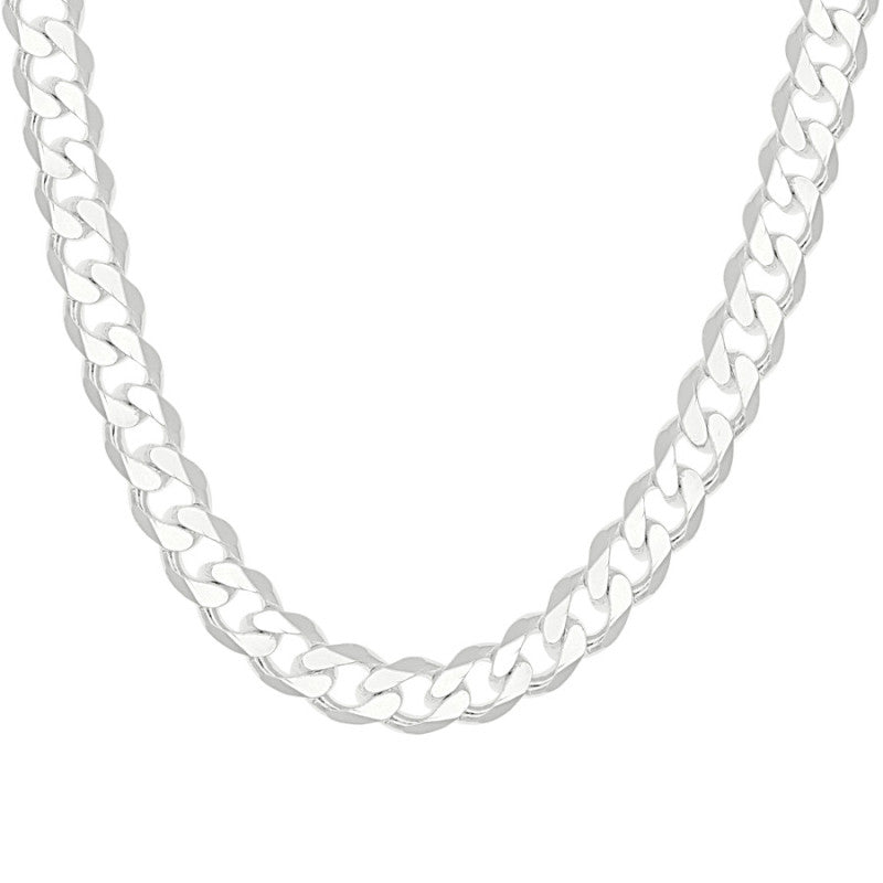 925 Silver Solid Classic Cuban 11mm