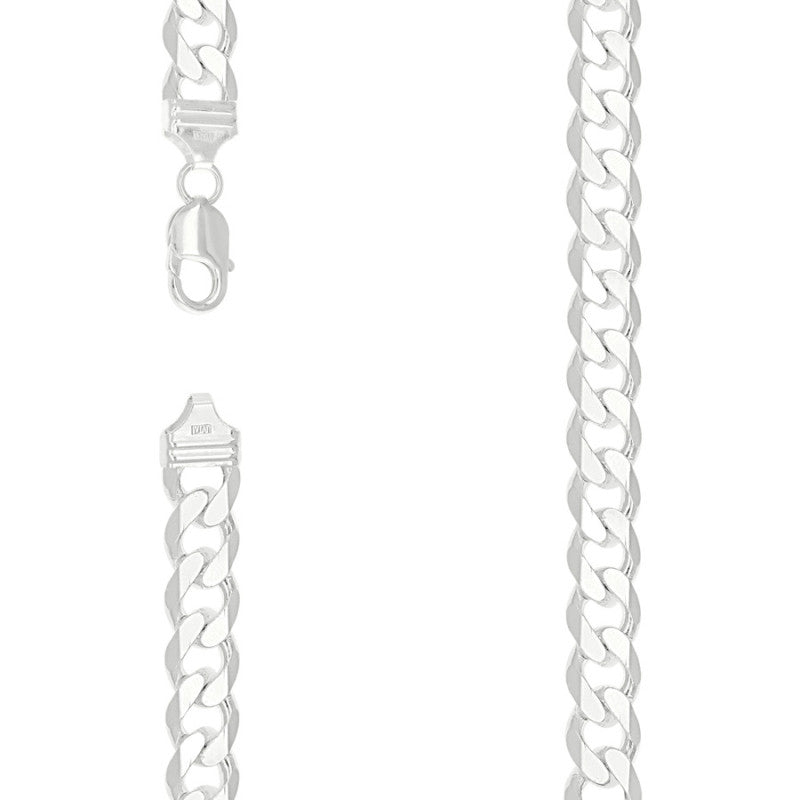 925 Silver Solid Classic Cuban 11mm