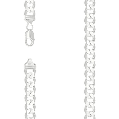 925 Silver Solid Classic Cuban 11mm