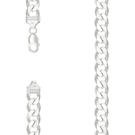 925 Silver Solid Classic Cuban 13mm