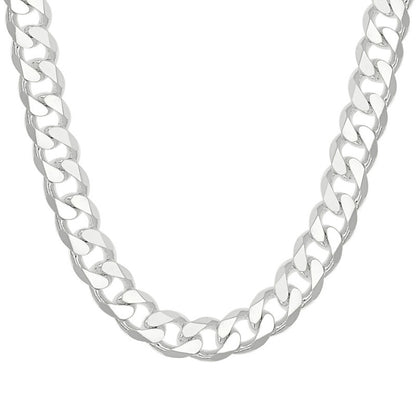 925 Silver Solid Classic Cuban 13mm