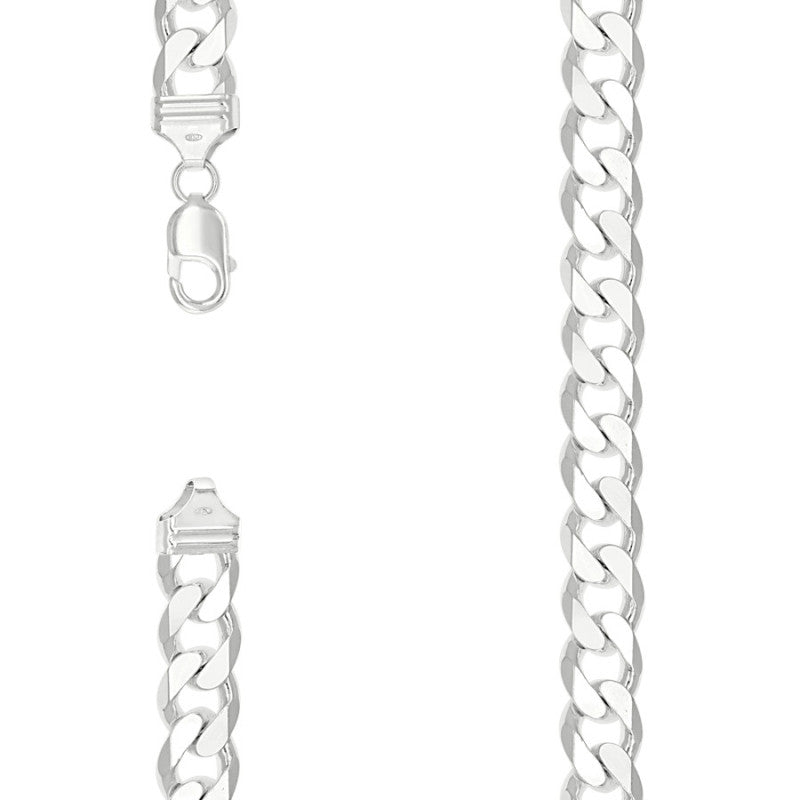 925 Silver Solid Classic Cuban 13mm