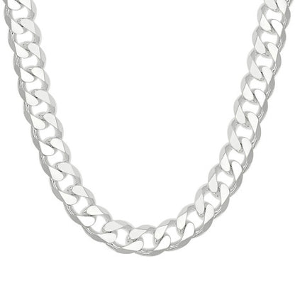 925 Silver Solid Classic Cuban 13mm