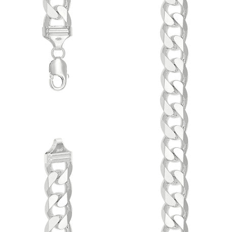 925 Silver Solid Classic Cuban 14mm
