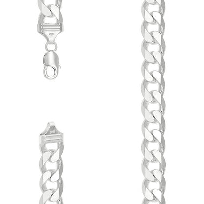 925 Silver Solid Classic Cuban 14mm