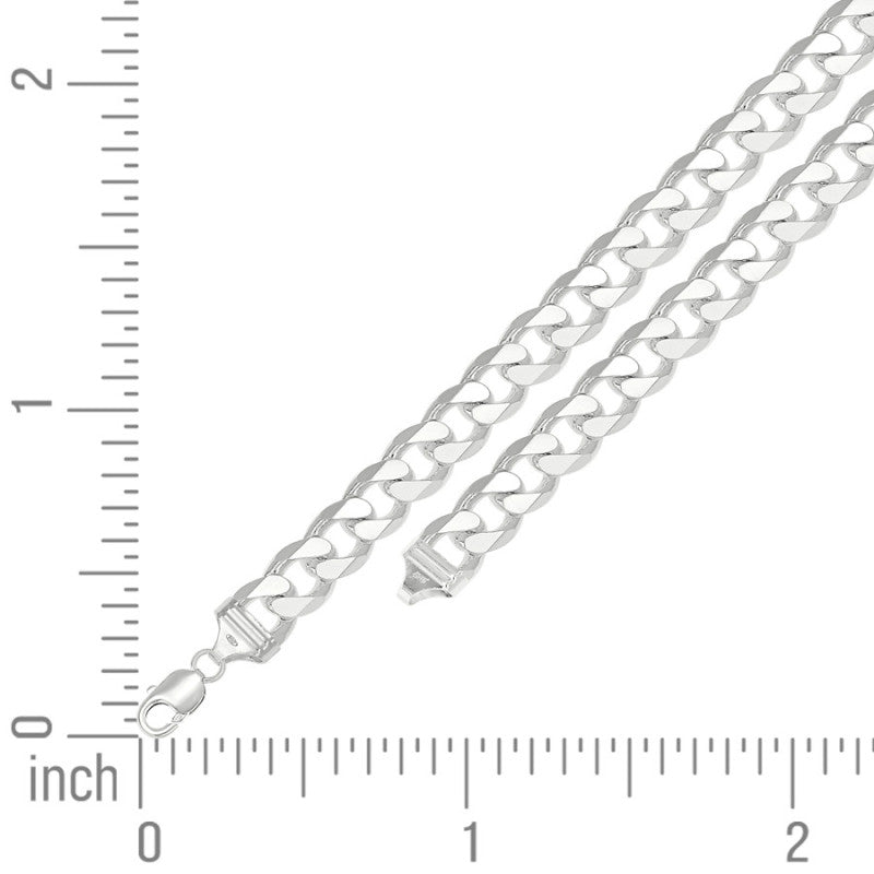 925 Silver Solid Classic Cuban 14mm