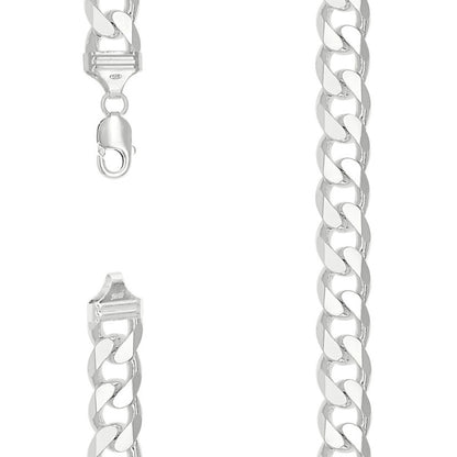 925 Silver Solid Classic Cuban 14mm