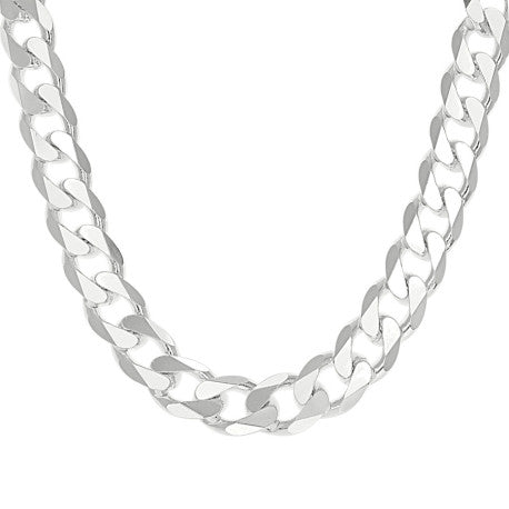 925 Silver Solid Classic Cuban 14mm