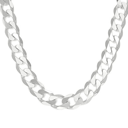 925 Silver Solid Classic Cuban 14mm