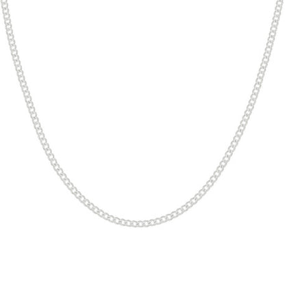 925 Silver Solid Pave Classic Cuban 3mm