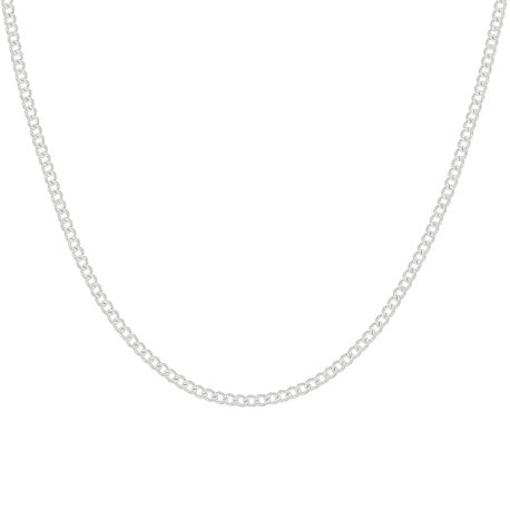 925 Silver Solid Pave Classic Cuban 3mm