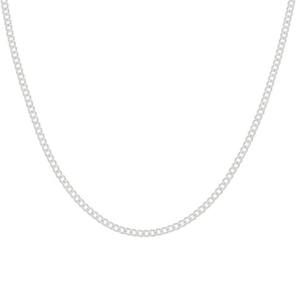 925 Silver Solid Pave Classic Cuban 3mm