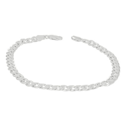 925 Silver Solid Pave Classic Cuban 5mm
