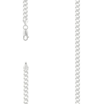 925 Silver Solid Pave Classic Cuban 6mm