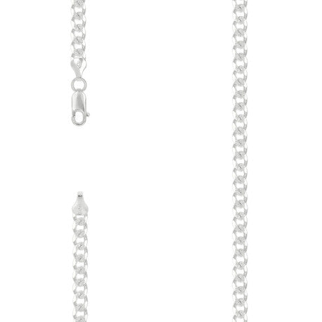 925 Silver Solid Pave Classic Cuban 6mm