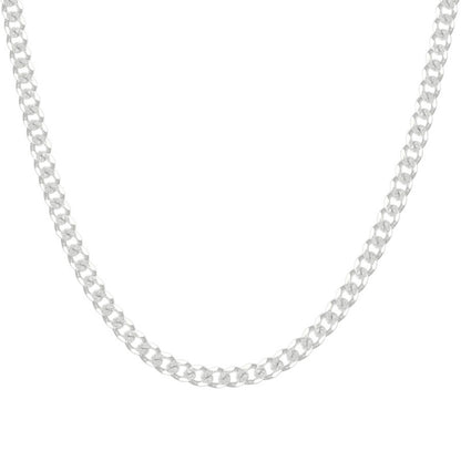 925 Silver Solid Pave Classic Cuban 6mm