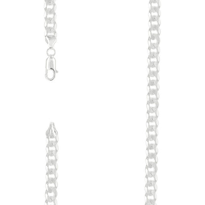 925 Silver Solid Pave Classic Cuban 8mm