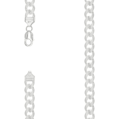 925 Silver Solid Pave Classic Cuban 11mm