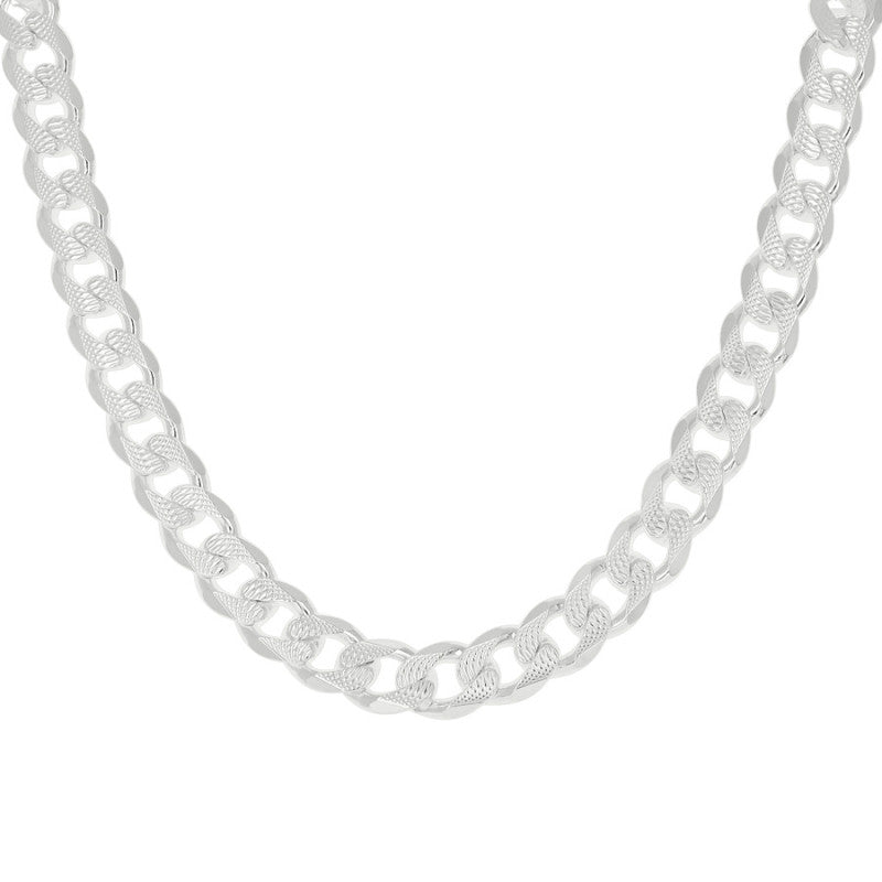 925 Silver Solid Pave Classic Cuban 11mm