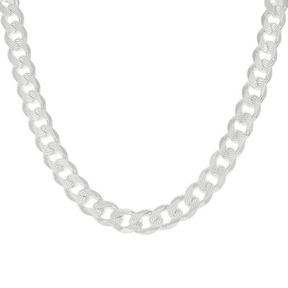925 Silver Solid Pave Classic Cuban 11mm