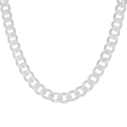 925 Silver Solid Pave Classic Cuban 11mm