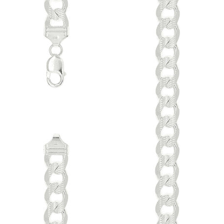 925 Silver Solid Pave Classic Cuban 13mm