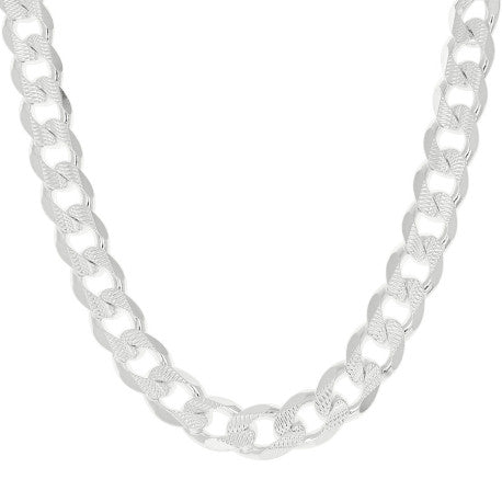 925 Silver Solid Pave Classic Cuban 13mm