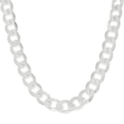 925 Silver Solid Pave Classic Cuban 13mm