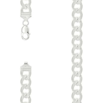 925 Silver Solid Pave Classic Cuban 13mm