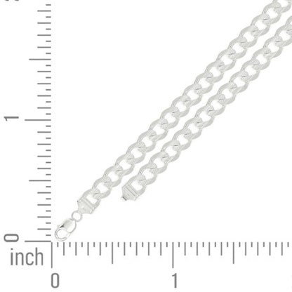 925 Silver Solid Pave Classic Cuban 13mm