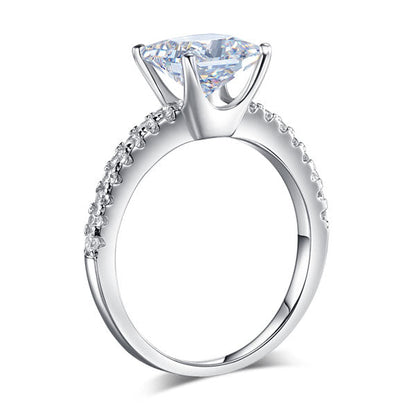 1.5 Ct Princess Cut Simulated Diamond 925 Sterling Silver Wedding Ring Engagement Promise Anniversary XFR8247