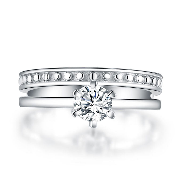 Solid 925 Sterling Silver Ring Fashion Party Jewelry XFR8290