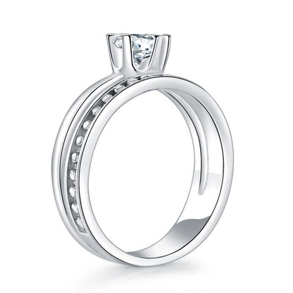 Solid 925 Sterling Silver Ring Fashion Party Jewelry XFR8290