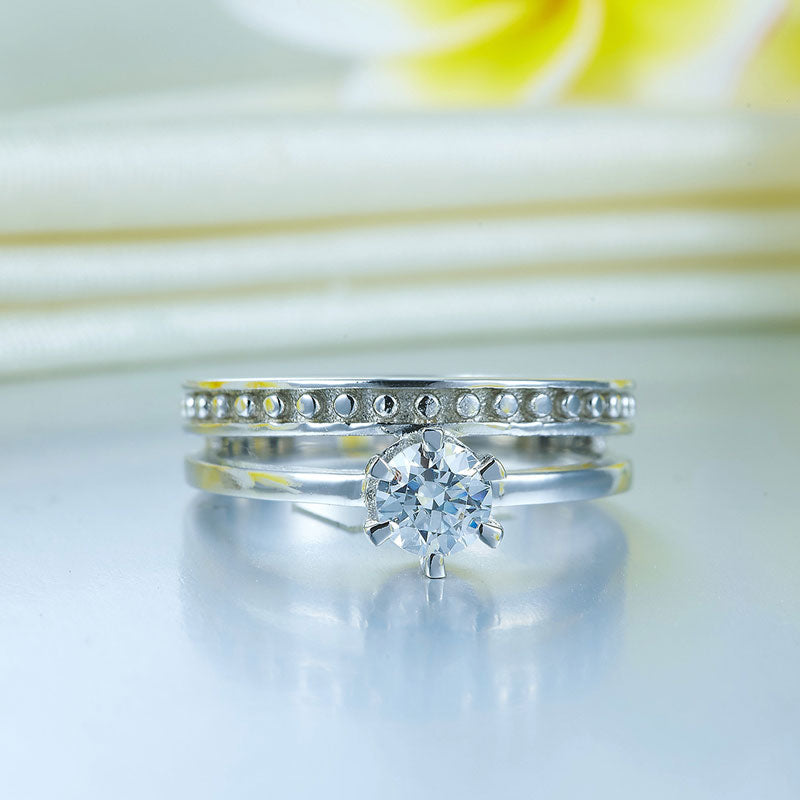 Solid 925 Sterling Silver Ring Fashion Party Jewelry XFR8290