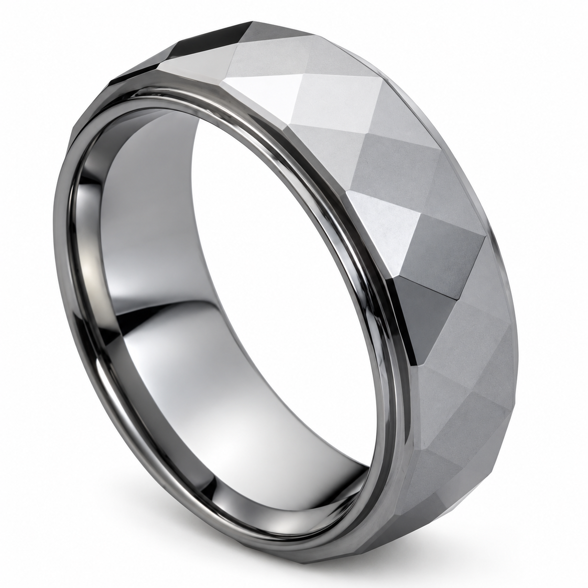 black-tungsten-8mm-promise-ring angled alternate product view