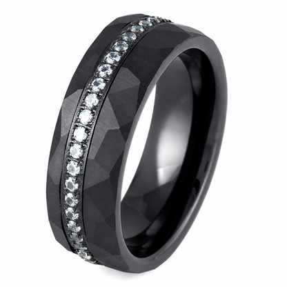black-tungsten-carbide-8mm-engagement-ring-7 flipped product image