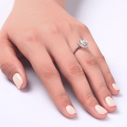 1.25 Carat Round Cut Simulated Diamond 925 Sterling Silver Wedding Engagement Ring XFR8003