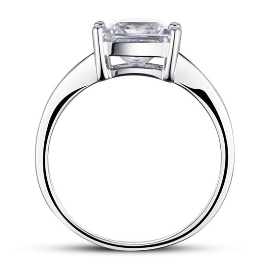 1.5 Ct Princes Cut Solid 925 Sterling Silver Wedding Promise Engagement Ring XFR8006