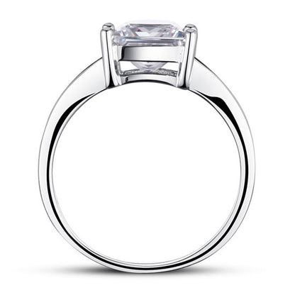 1.5 Ct Princes Cut Solid 925 Sterling Silver Wedding Promise Engagement Ring XFR8006