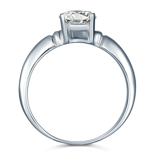 1.5 Carat Heart Cut Simulated Diamond Engagement Sterling 925 Silver Ring XFR8034