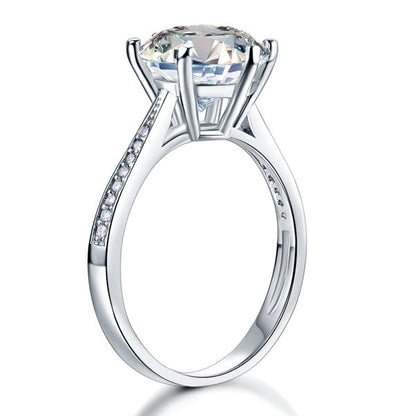 925 Sterling Silver Wedding Engagement Ring 3 Carat Simulated Diamond Jewelry XFR8209