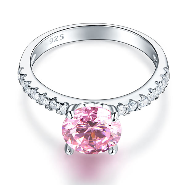 925 Sterling Silver Bridal Engagement Ring 2 Carat Simulated Diamond Jewelry XFR8213