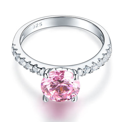 925 Sterling Silver Bridal Engagement Ring 2 Carat Simulated Diamond Jewelry XFR8213