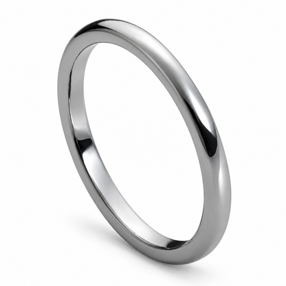 tungsten-2mm-promise-ring angled alternate product view