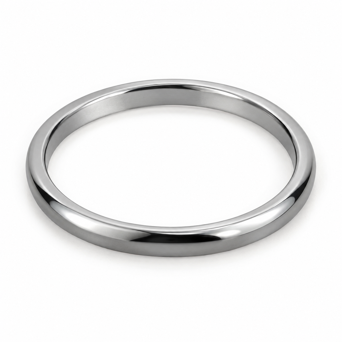 tungsten-2mm-promise-ring top-down alternate product view