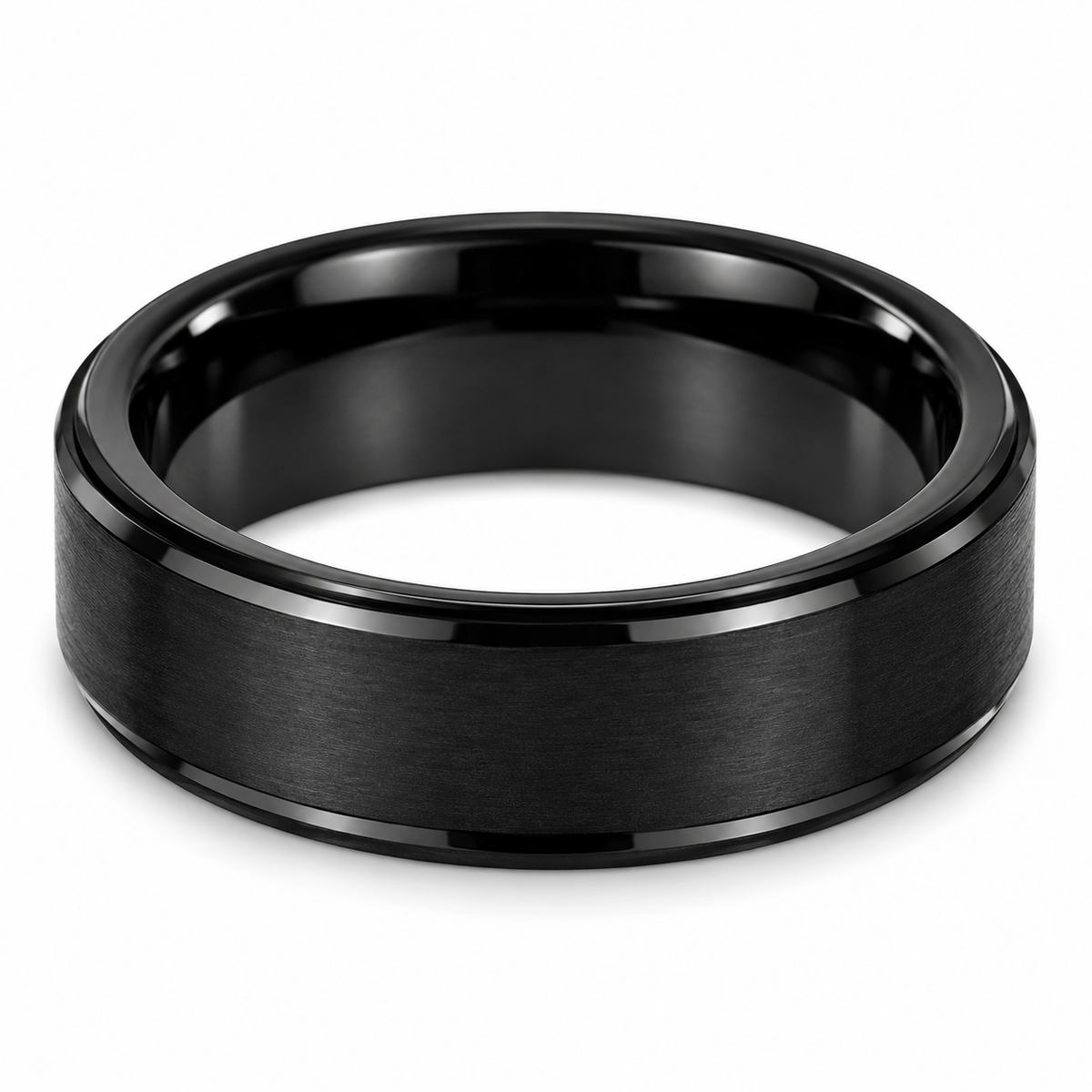 tungsten-8mm-promise-ring-3 top-down alternate product view
